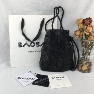 Brand New BAO BAO ISSEY MIYAKE  WRING  Black shoulder bag